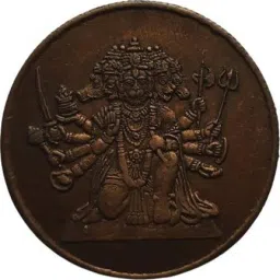 OM PANCHMUKHI HANUMAN JI 10 GRAMS COPPER TOKEN Modern Coin Collection-14