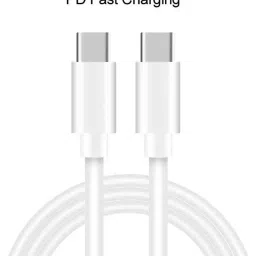 Niztech Type C 2 A 1 m 65W Super Type C to Type C Fast Charging image 2