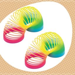 Rainbow Spring Magic Spring Gag Toy for kids (Packof 2pcs)-L98 Slinky Magic Spring Gag Toy-image-84