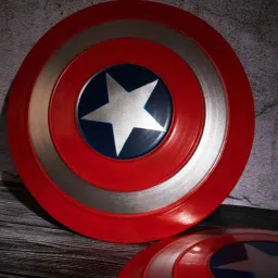 eazywagon Blue Metal Captain America Shield - Wall Decor Wall Decor-picture-14