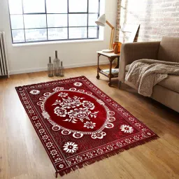 Maroon Chenille Carpet-image-77