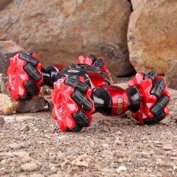 fanseekart Hand Sensor Stunt Car Double Sided Rotating Off Road 2.4Ghz with Remote & Watch image 2