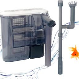 Aquarium Fish Tank Hang On Filter, Hang On Back HOB Filter VS-SP05S |4W | 400L/H Water Aquarium Pump-25