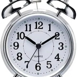 Analog Silver Clock-2