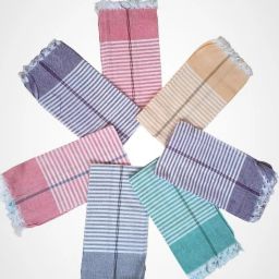 GOPAL HANDLOOMS KHADI HAND KERCHIEF ["Multicolor"] Handkerchief-image-5