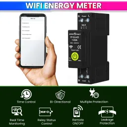 amiciSmart WiFi Energy Meter with Timer Switch Over/Under Voltage and Over Current Smart Switch image 4