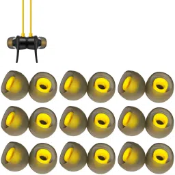 BBS PRO 18 Pcs Silicone Rubber Earbuds Cover for Realme Buds 2 | (M) Size In The Ear Headphone Cushion-picture-26