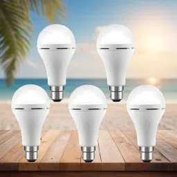 Emergency 15W Inverter LED Bulb with 1200mAh Rechargeable Battery Pack of 5 Q204 4 hrs Bulb Emergency Light-25