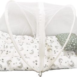 Cotton Kids Comfortable Foldable Light Weight Mosquito Net Bed With Pillow For New Born Baby Mosquito Net-13