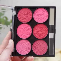 Blush and Highlighter Kit, 3 in 1 Makeup Pressed Powder Palette Shimmer Bronzer-11