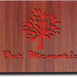Wooden Scrapbook Photo Album (Photo Size Supported: 7 x 5.5 Inch) Album-22