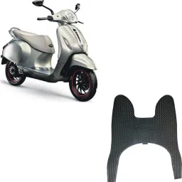 Anti Skid Scooty Floor/Foot Mat For Electric Bajaj Chetak Two Wheeler Mat-image-48