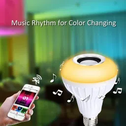 Clairbell ANJ_281_Led Wireless Light Bulb Speaker Base Color Changing With Remote Control Smart Bulb image 2