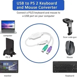 ALRITO PS2 Active Adapter USB Type A Male to PS 2 Femalefor Keyboard Mouse for Keyboard Mouse USB Cable image 5