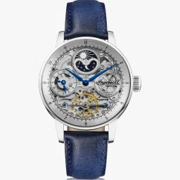 Automatic silver Skeleton Dial With Lifetime Warranty Analog Watch - For Men I07702-15