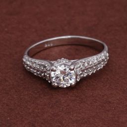 PALMONAS 925 Sterling Silver Crimson Love 925 Silver Ring for Womens Sterling Silver Cubic Zirconia Rhodium Plated Ring-image-43