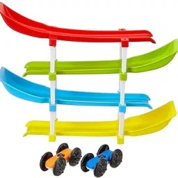 Racer Ramp Toy with 4 Cars 4 Ramps and Race Track for Toddlers Boys & Girls-image-67