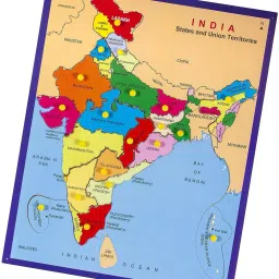 NEW LAUNCHED INDIA MAP BOARD PUZZLE GAME FOR KIDS.-image-3