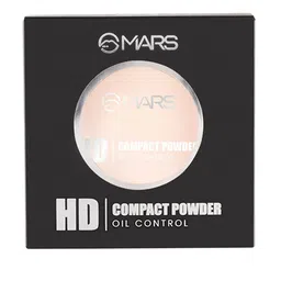 MARS Ultra Fine Matte HD Oil Control Compact Powder-8 gm-Icing-01-76
