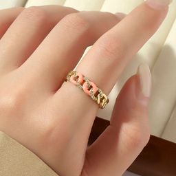 SALTY Stone-Studded Adjustable Finger Ring image 4