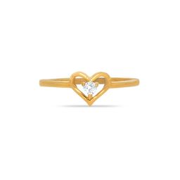 BHIMA BIS Hallmark 22K 916 Gold Stone-Studded Ring-image-21
