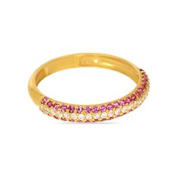 BHIMA BIS Hallmark 22K 916 Gold Stone-Studded Finger Ring-image-12