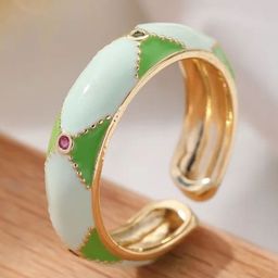 SALTY Stone-Studded Adjustable Finger Ring-image-23