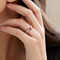 MINUTIAE Gold-Plated Crystal-Studded Adjustable Finger Ring-12
