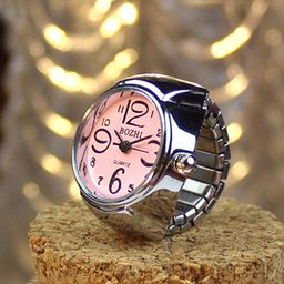 Yellow Chimes Stainless Steel Analog Watch Finger Ring-image-23