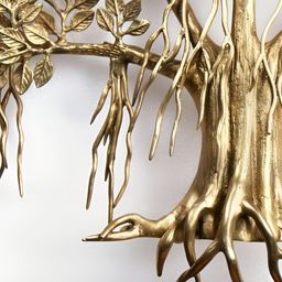 Exotic India Brass Banyan Tree Wall Hanging-image-39
