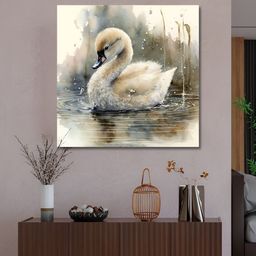 OLIVE TREE Beige & Taupe Canvas Animals Wall Art-picture-39