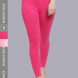 GRACIT Women Pack Of 2 Ankle Length Leggings-picture-35