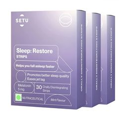 SETU Set Of 3 Sleep Restore With Melatonin 5mg - 30 Strips Each-image-6