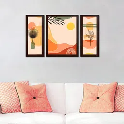 WENS Set of 3 Contemporary Art Framed Painting-image-97