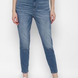 AMERICAN EAGLE OUTFITTERS Women Blue Slim Fit Heavy Fade Jeans-image-99