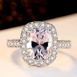 MEENAZ Silver-Plated AD-CZ Solitaire Studded Adjustable Ring-image-46