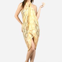 MIRCHI FASHION Yellow Geometric Printed Swimwear Cover Up Sarong-picture-29