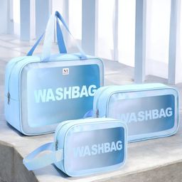 parisal Women Blue Cosmetic Bag-picture-4