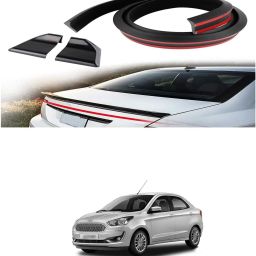 Matte Black 4.9Ft Universal Rear Spoiler for Cars – Rubber Lip Trim Strip F9 Car Spoiler-image-92
