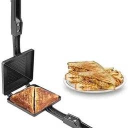 Toaster Non-Stick Compatibility with Heat-Resistant Handle Sandwich Maker 2 W Pop Up Toaster-picture-16