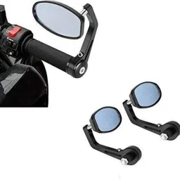 Manual Rear View Mirror For Universal For Bike, Bajaj, Yamaha, TVS, Hero, KTM, Royal Enfield Universal For Bike, Classic 350, Classic 500, Appache RTR 180, Pulsar 200 NS DTS-i-picture-12