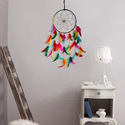 DULI Multicolour Handmade One Ring Dreamcatcher Hanging image 4