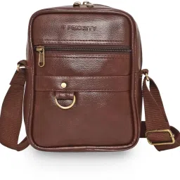 Brown Men Sling Bag Pebble 014 Brown-image-83