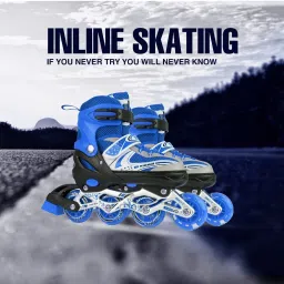 j k international High quality Skating Shoe have different size and with PU LED wheel In-line Skates - Size 6-9 UK image 3