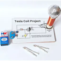 esptronics Tesla Coil Science Project Experiment Kit Working Model for Class 12 Students image 5