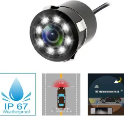 8 LED Night Vision Waterproof Vehicle Camera System1110 Night Vision Waterproof Car Reverse Parking Camera universal G-1110 Parking Sensor-picture-14