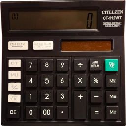 CT-512WT Black Calculator with Solar Charging CT-512WT Basic Calculator-image-83