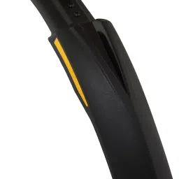 dark horse Bicycle Atom Mudguard with Reflective Tape, Black-Yellow Clip-on Front & Rear Fender image 4