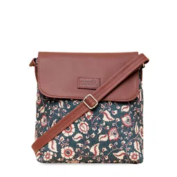 ZOUK Floral Printed Structured Sling Bag image 1