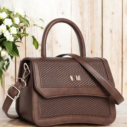 WOMEN MARKS Women Textured Satchel Bag-image-76